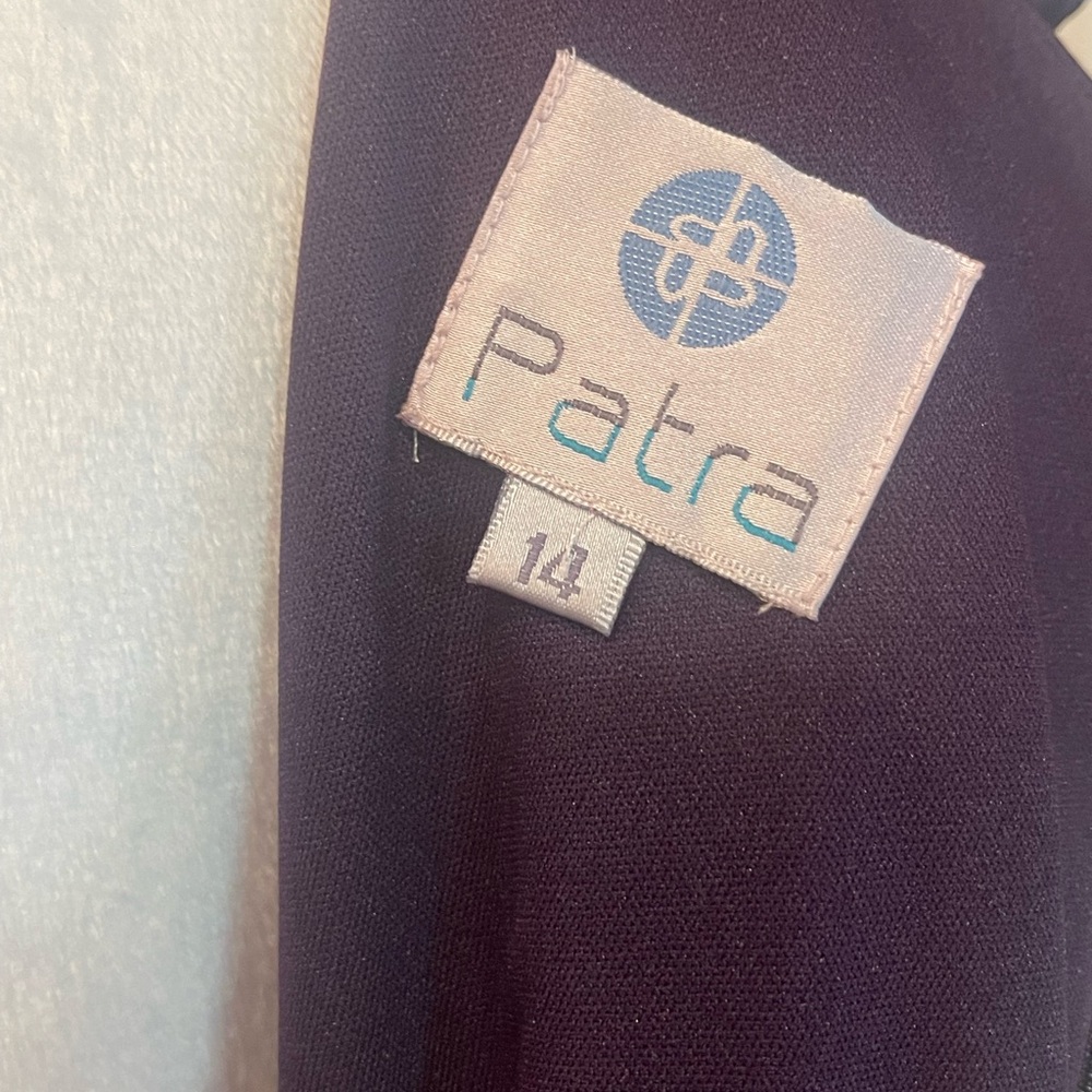 Patra Deep Purple Maxi Dress with Ruched Detail - Picture 8 of 11